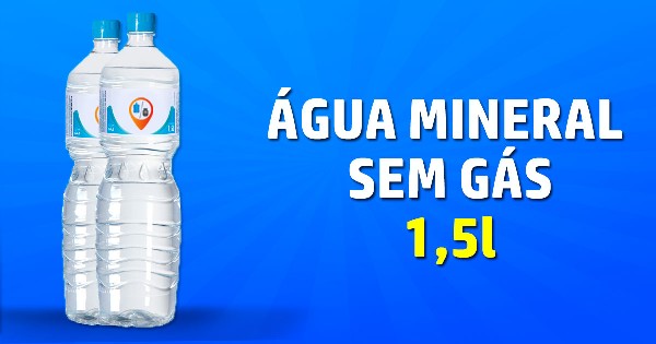 Água mineral s/ gás de 1,5  Éden